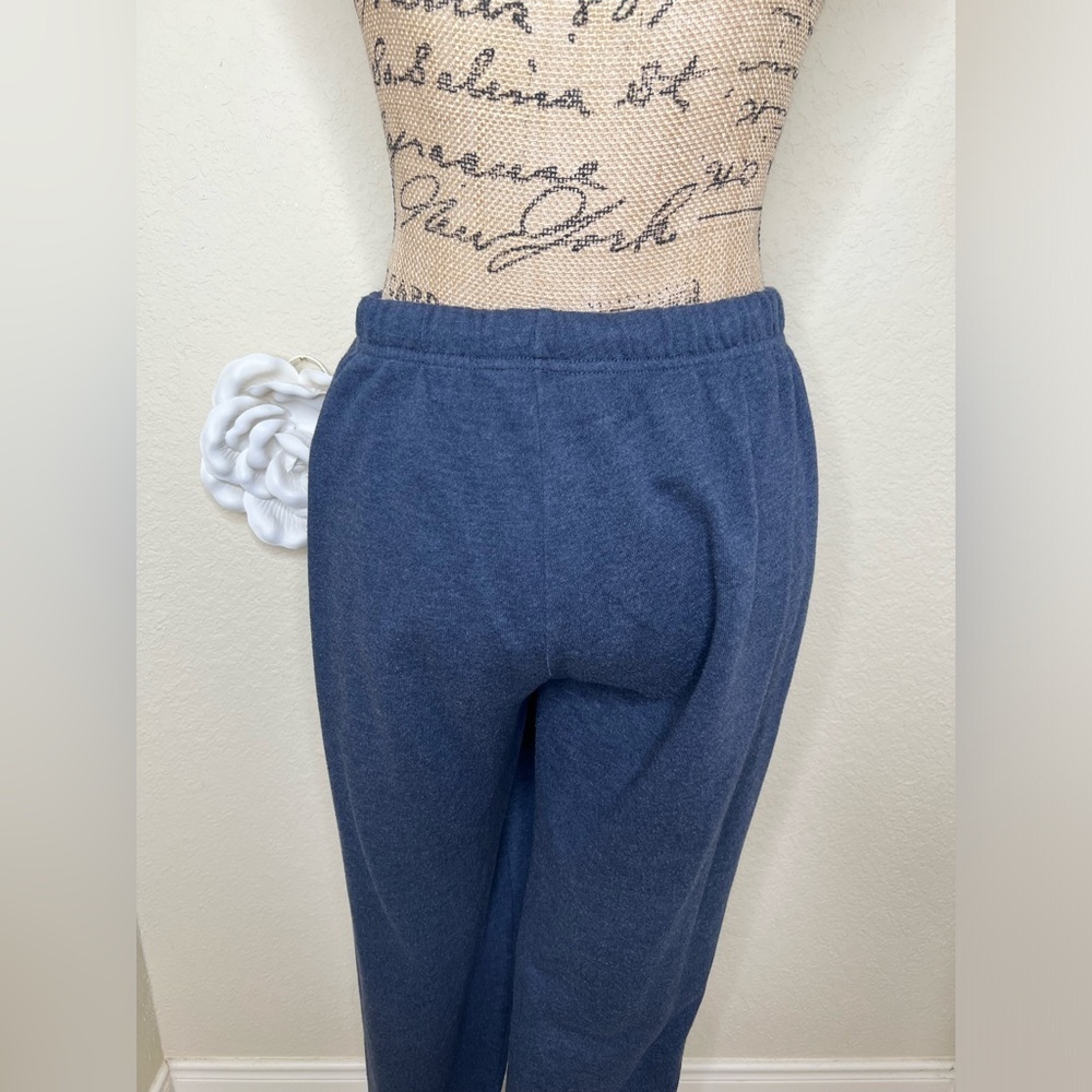 Aeropostale Embroidered Hooded Blue Gray Sweatshirt & Pants Size Large - Picture 15 of 16